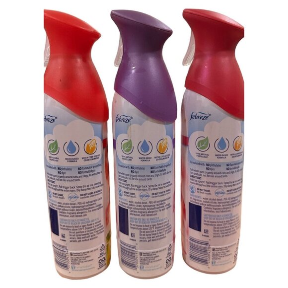 Febreze Odor-Eliminating Air Freshener Berry & Bramble, Lilac, Peony 8.8 oz - Picture 2 of 2